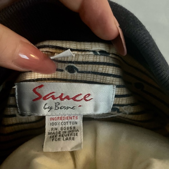 Vintage boho long sleeve collared shirt oversized fit - Picture 7 of 12